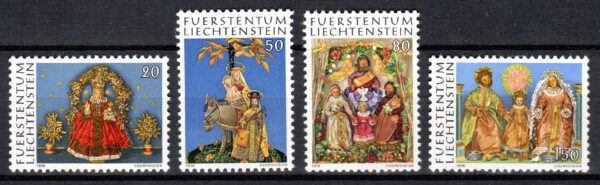 BOŻE NARODZENIE LIECHTENSTEIN MI.662-665**