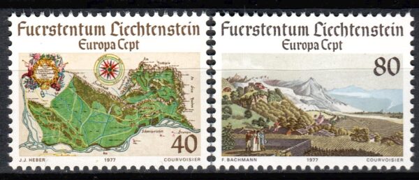 EUROPA CEPT LIECHTENSTEIN MI.667-668**