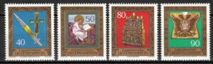 SZTUKA LIECHTENSTEIN MI.673-676**