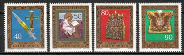 SZTUKA LIECHTENSTEIN MI.673-676**