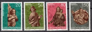 SZTUKA LIECHTENSTEIN MI.688-691**