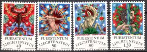 ZNAKI ZODIAKU LIECHTENSTEIN MI.713-716**