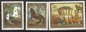 MALARSTWO LIECHTENSTEIN MI.717-719**