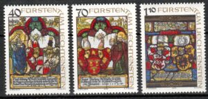 MALARSTWO LIECHTENSTEIN MI.731-733**