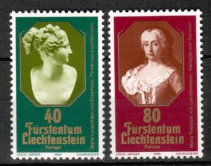 EUROPA CEPT LIECHTENSTEIN MI.741-742**