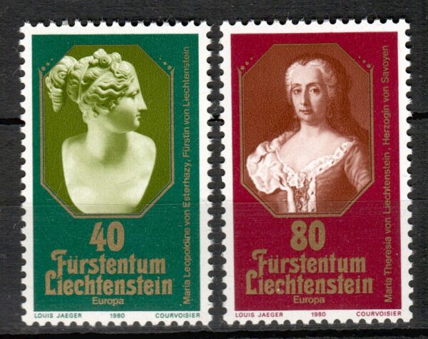 EUROPA CEPT LIECHTENSTEIN MI.741-742**