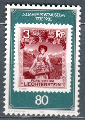 ROCZNICA LIECHTENSTEIN MI.750**