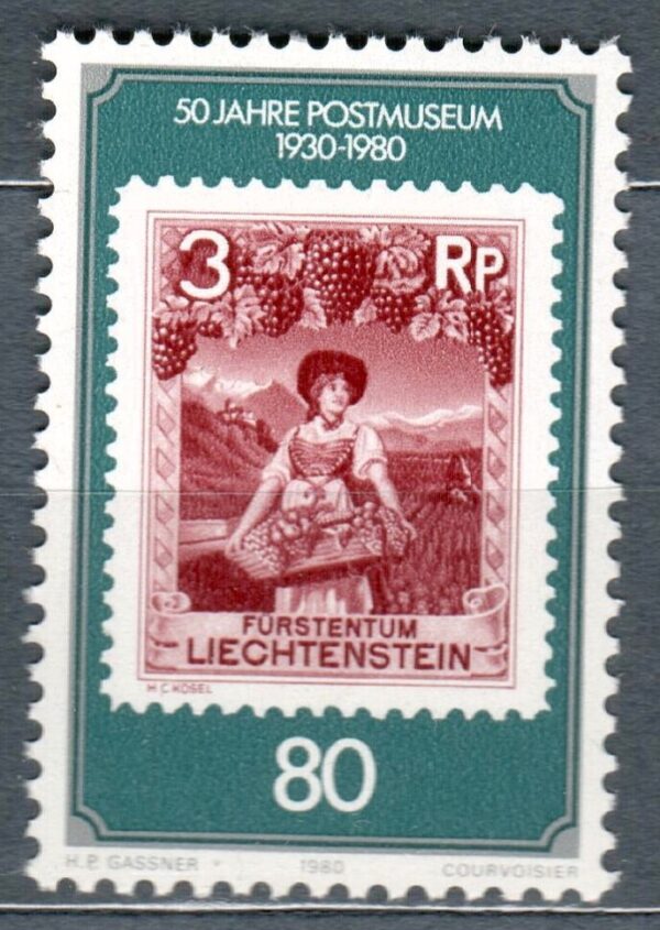 ROCZNICA LIECHTENSTEIN MI.750**