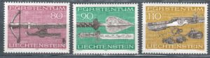 BROŃ LIECHTENSTEIN MI.751-753**