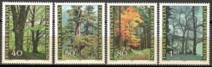 DRZEWA LIECHTENSTEIN MI.757-760**