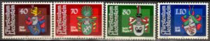 HERBY LIECHTENSTEIN MI.766-769**