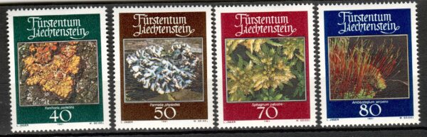 MCHY I POROSTY LIECHTENSTEIN MI.776-779**