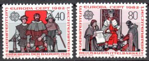 EUROPA CEPT LIECHTENSTEIN MI.791-792**