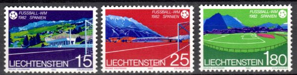 BOISKA SPORTOWE LIECHTENSTEIN MI.799-801**