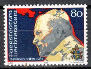 JAN PAWEŁ II LIECHTENSTEIN MI.830**