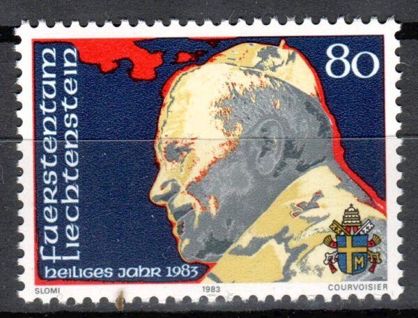 JAN PAWEŁ II LIECHTENSTEIN MI.830**