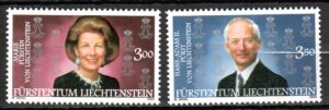 SŁAWNI LUDZIE LIECHTENSTEIN MI.1292-1293**