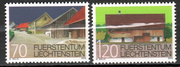 ARCHITEKTURA LIECHTENSTEIN MI.1294-1295**