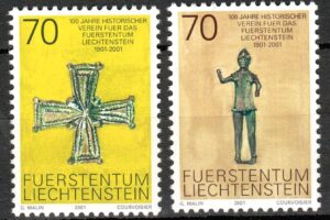 ROCZNICA LIECHTENSTEIN MI.1266-1267**