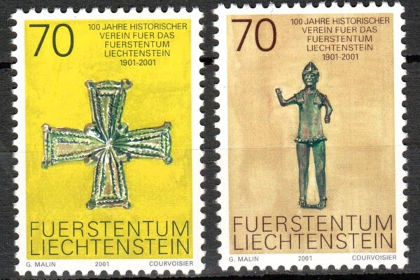 ROCZNICA LIECHTENSTEIN MI.1266-1267**