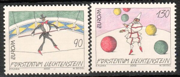 EUROPA LIECHTENSTEIN MI.1283-1284**
