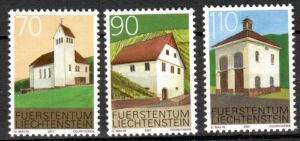 ARCHITEKTURA LIECHTENSTEIN MI.1268-1270**