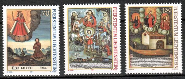 MALARSTWO LIECHTENSTEIN MI.1271-1273**