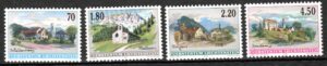 ARCHITEKTURA LIECHTENSTEIN MI.1262-1265**