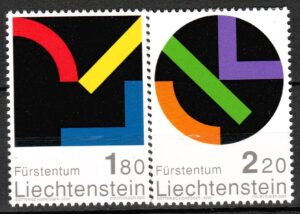SZTUKA LIECHTENSTEIN MI.1281-1282**