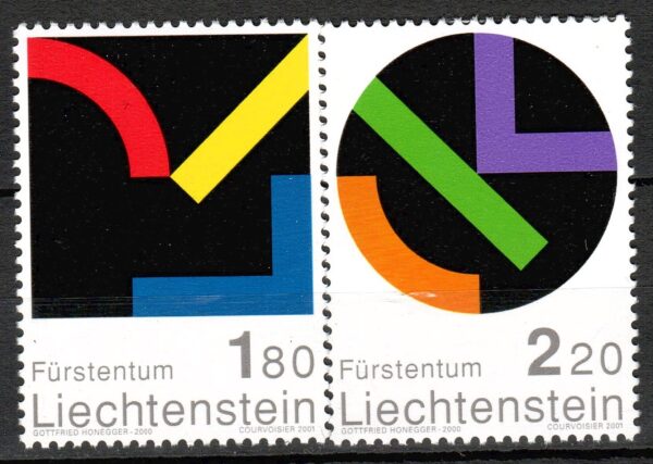 SZTUKA LIECHTENSTEIN MI.1281-1282**