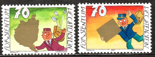 DZIEŃ ZNACZKA LIECHTENSTEIN MI.1257-1258**
