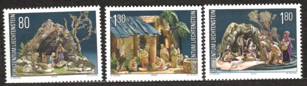 BOŻE NARODZENIE LIECHTENSTEIN MI.1249-1251**