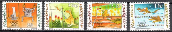 OLIMPIADA LETNIA LIECHTENSTEIN MI.1241-1244**