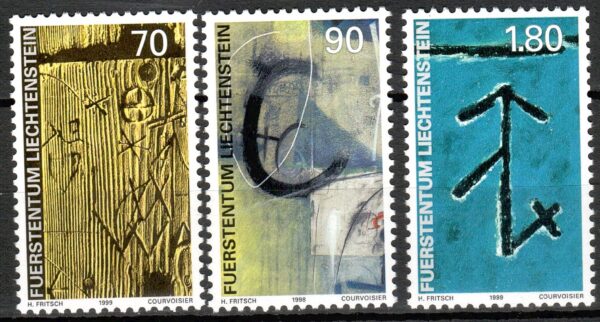SZTUKA LIECHTENSTEIN MI.1220-1222**