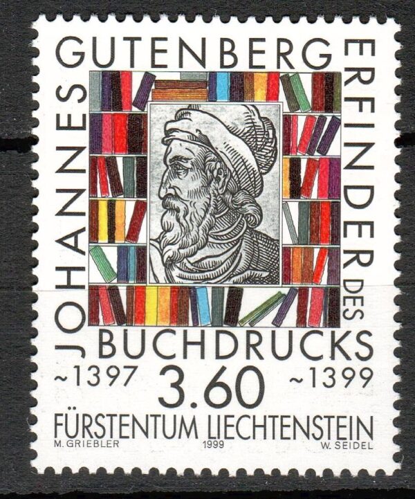 SŁAWNI LUDZIE LIECHTENSTEIN MI.1223**