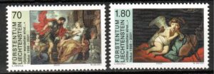 WYSTAWA SZTUKI LIECHTENSTEIN MI.1227-1228**