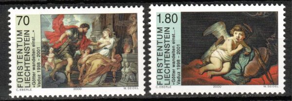 WYSTAWA SZTUKI LIECHTENSTEIN MI.1227-1228**