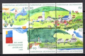 ROCZNICA LIECHTENSTEIN MI.BL.16**