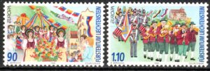 EUROPA LIECHTENSTEIN MI.1165-1166**