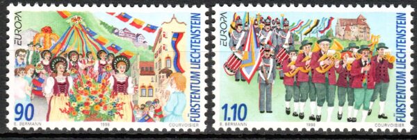 EUROPA LIECHTENSTEIN MI.1165-1166**