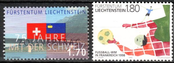 ROCZNICA LIECHTENSTEIN MI.1171-1172**