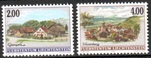 ARCHITEKTURA LIECHTENSTEIN MI.1177-1178**