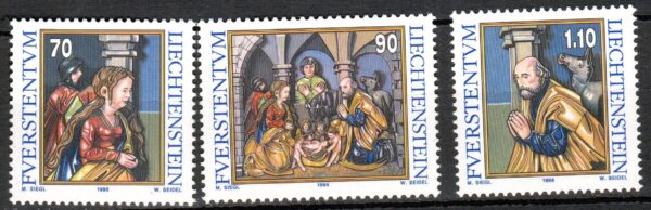 BOŻE NARODZENIE LIECHTENSTEIN MI.1183-1185**