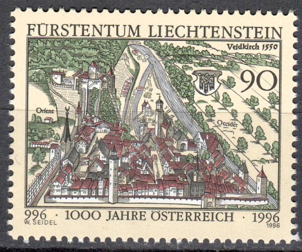 ROCZNICA LIECHTENSTEIN MI.1137**
