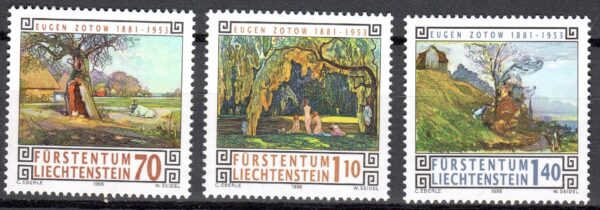 MALARSTWO LIECHTENSTEIN MI.1138-1140**