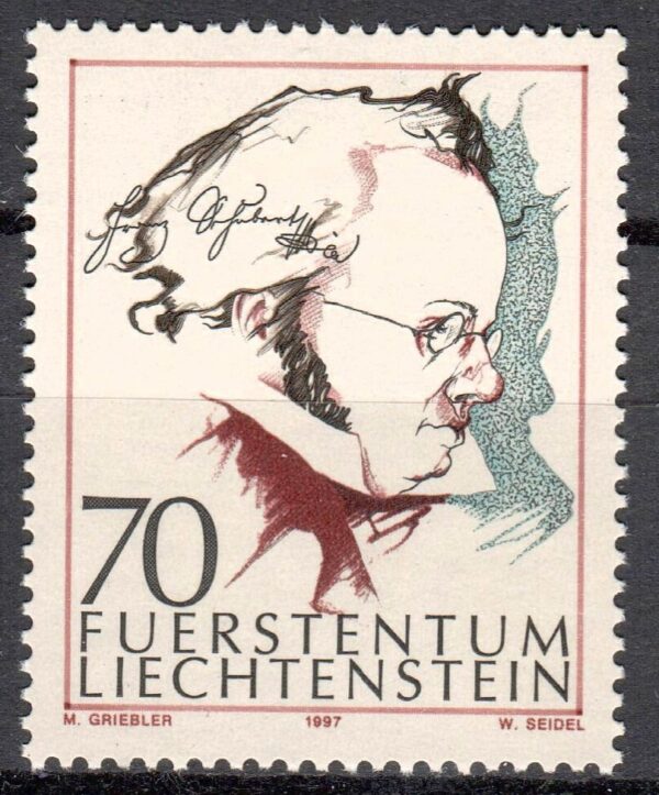 SŁAWNI LUDZIE LIECHTENSTEIN MI.1147**