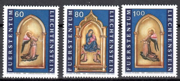 BOŻE NARODZENIE LIECHTENSTEIN MI.1120-1122**