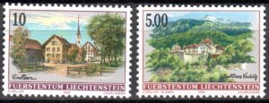 ARCHITEKTURA LIECHTENSTEIN MI.1126-1127**