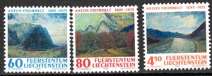 MALARSTWO LIECHTENSTEIN MI.1108-1110**