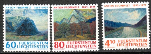 MALARSTWO LIECHTENSTEIN MI.1108-1110**